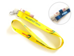 Lanyard with alcohol test